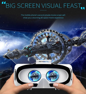 Cool 3D Virtual Reality Headset Perfect For Video Games & Movies - Made For SAMSUNG Phones