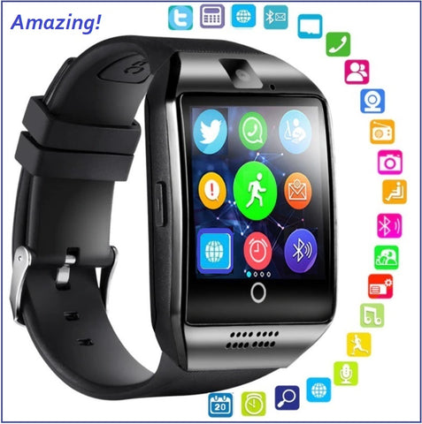 Image of Amazing Full Function Bluetooth Smart Watch With Call Answer, Fitness Apps, Camera + SD Card Port & More!