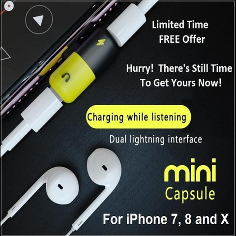 Image of Special FREE Offer:  The Amazing Power Capsule For iPhone 7, 8 and X!