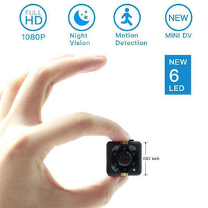 Night Vision + Motion Detection + HD 1080 Recording + Very Small