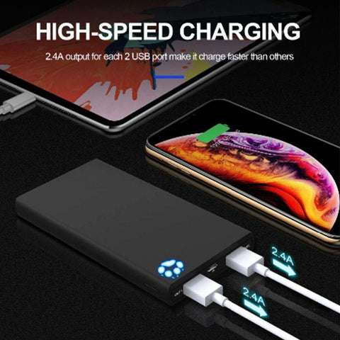 Image of BEST Rated 10000mAh Power Bank With Dual 2 USB Ports For iPhone & Samsung