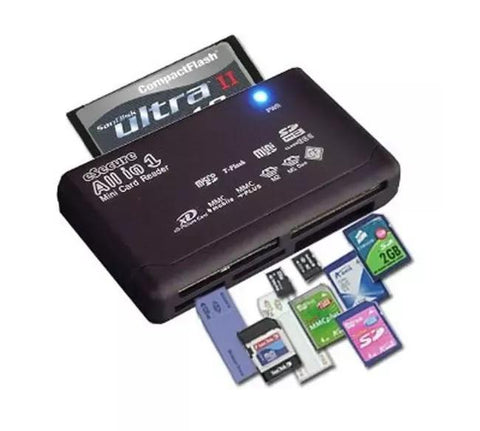 Image of BEST All-In-One Memory Card Reader For USB Reads EVERY Type Of Memory Card!