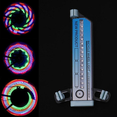 Image of 32 LED Bike Spoke Wheel Lite Makes A Big Splash