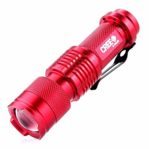 Image of Add This FREE Zoomable CREE Q5 LuMax Tactical Flashlight To Your Order Now!  Just Cover Standard Shipping & We'll Include This FREE For You Right Now!  Click ADD To CART Now While This Is Still Available For You!