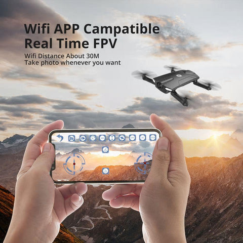 Image of HIGHLY RATED HD Camera Drone With WiFi Real Time Transmission and Altitude Hold Feature. Super Stable Flight With 4 Speed Modes and Compatible With 3D VR Headset! Free Shipping