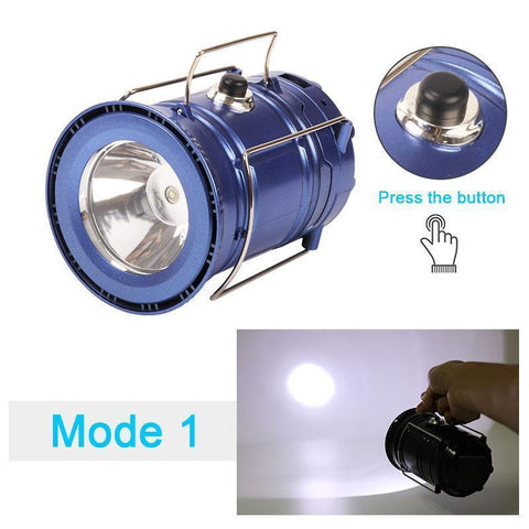 Image of Powerful 3-in-1 Solar Emergency Light + Lantern + USB Charger