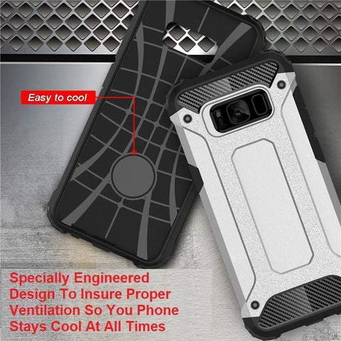 Image of Shockproof Double Layer Armor Case For The Toughest Conditions For Samsung Galaxy 9, 8, 7, 6 and 6, 7, 8, 9 PLUS and NOTE