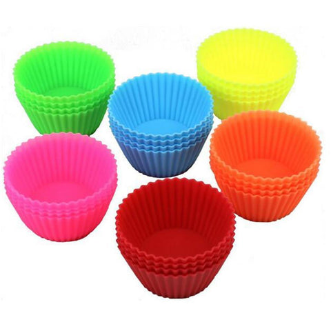 Image of Amazing New Silicone Cupcake Liners Make Perfect Cupcakes Every Time, Easy, Reusable!