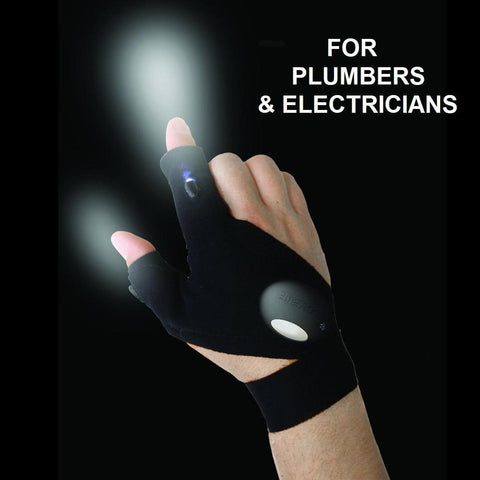 Image of Special Multipurpose LED Lighted Glove Perfect For Repairs & Working in Dark Places, Emergencies, Fishing, Camping, Hiking & More!