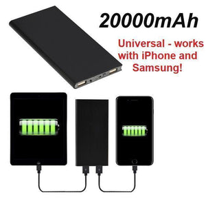 UNIVERSAL 20000mAh Cell Phone Power Backup Is Ready When You Need It