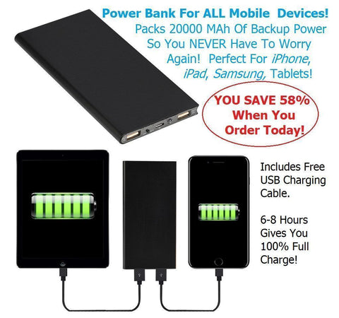 Image of POWER WHEN YOU NEED IT!  CHOOSE FROM SOLAR or POWER BANK Backup!