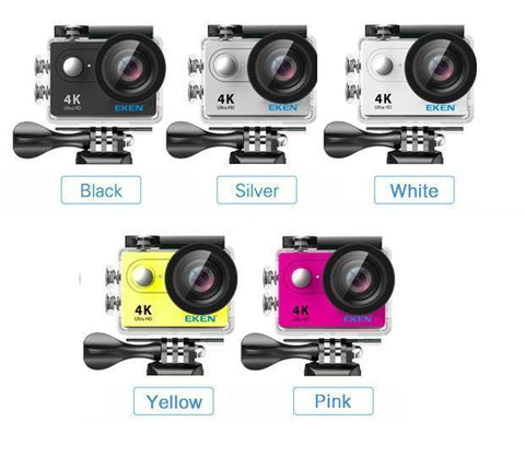 Image of GoPro Style Action Camera With Full Remote & Complete Upgraded Accessory Bundle