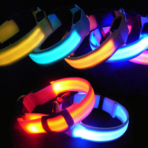 Get A FREE LED Bright Glow In The Dark Dog Collar For Your Dog Now!  Which colors do you want?