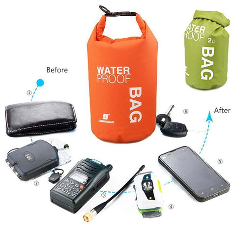 Image of PVC Ultra Light DRY BAG Protects Your Items Water Even In The Most Severe Conditions