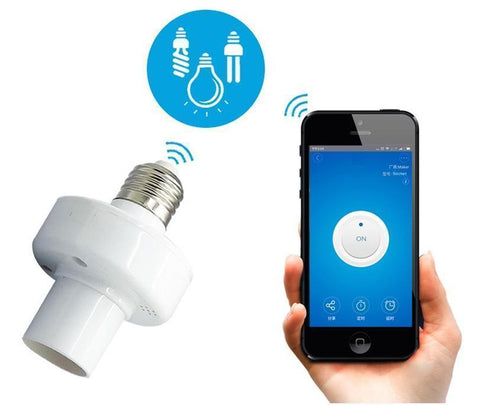 Image of WIFI Smart Bulb Socket Gives You Automation From Your Smart Phone