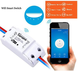 Wired Inline WIFI Smart Switch, Remote Control & Timer