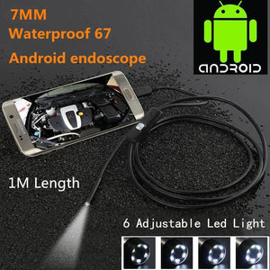 Waterproof 7mm Endoscope For Android Phone