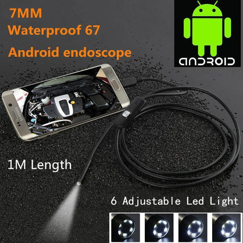 Image of Waterproof 7mm Endoscope For Android Phone