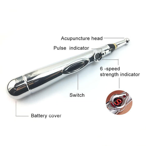 Image of Electric Acupuncture Pen Relieves Stress, Tension and Eases Your Body Of Pain Quickly With No Side Effects [see Video]