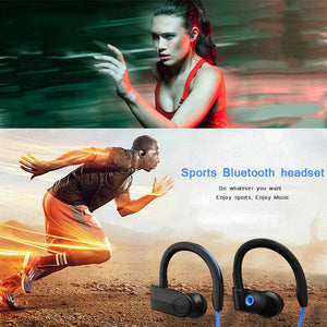 Wireless Bluetooth Sport Headphones with 6 HOUR BATTERY LIFE! Durable Design With Superior Subwoofer Audio Delivers Superb Sound Quality For You!