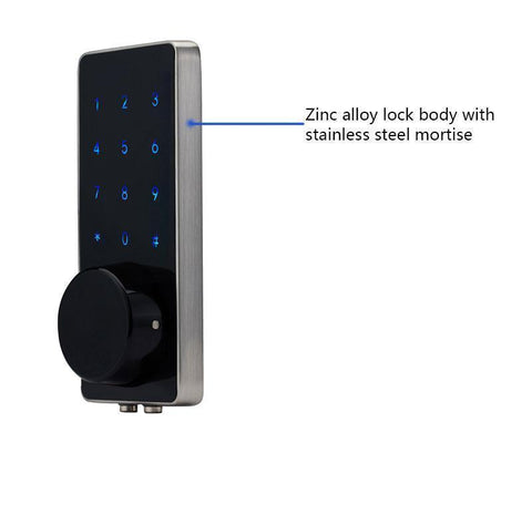 Image of Digital Smart Entry Lock With Electronic Door Passcode For Keyless Entry