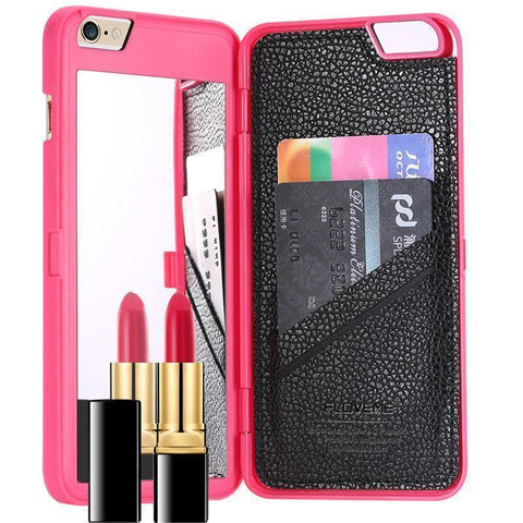 Image of LUXURY SECRET MIRROR & WALLET PHONE CASE