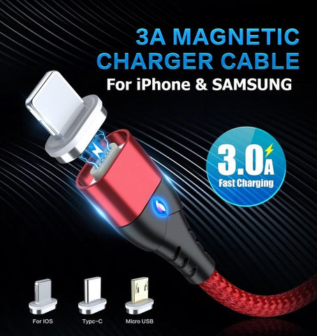Image of Amazing NEW Magnetic Charging Cable Is Easy To Use, Fast Charging and Indestructible!