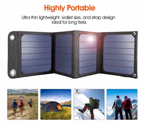 Image of Power Backup Anywhere For You With This BEST RATED Solar Charger - Compact & Portable, Always Ready