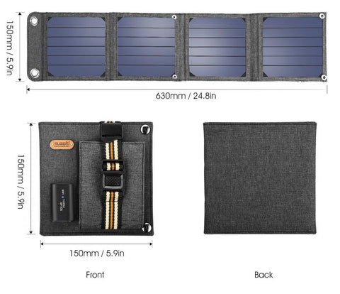 Image of Power Backup Anywhere For You With This BEST RATED Solar Charger - Compact & Portable, Always Ready