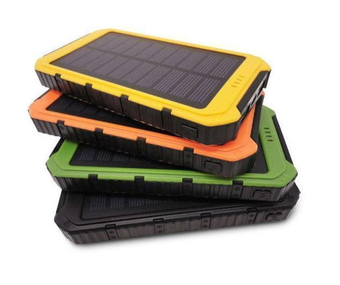 Image of DUAL Bank Solar Powerbank For Charging Phones & Devices Fast