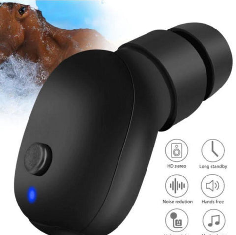 Image of Mini Waterproof Wireless Bluetooth 4.1 Stereo Headset Works Under Water!